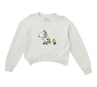 Brava Fabrics Damen Peanuts Roller Pullover (Größe L, weiss)