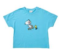 Brava Fabrics Damen Peanuts Roller T-Shirt (Größe M, blau)
