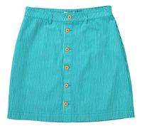 Brava Fabrics Damen Denim Stripes Mini Rock (Größe S, tuerkis)