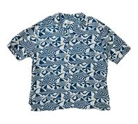 Brava Fabrics Herren Sombrillas Aloha Hemd (Größe XL, blau)