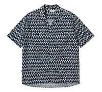 Brava Fabrics Kurzarm-Hemd Sunset Aloha Navy S