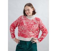 Brava Fabrics Strickpullover Noodles Jacquard Ecru S