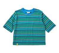 Brava Fabrics Damen Stripes Boxy T-Shirt (Größe M, tuerkis)