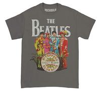 Bravado Beatles,The - Sergeant Pepper 0921103 Unisex - Erwachsene Shirts/ T-Shirts, Gr. 38/40 (M), Grau (dunkelgrau)