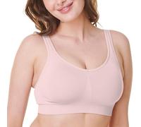 Bravado Designs Alltags-BHs für Damen, formende volle Abdeckung, stützender T-Shirt-BH, glättend, nahtlos, Stretch, drahtlos, Kreide-Rosa, XX-Large