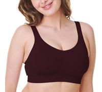 Bravado Designs Alltags-BHs für Damen, formende volle Abdeckung, stützender T-Shirt-BH, glättend, nahtlos, Stretch, drahtlos, kirsche, Medium