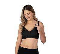Bravado Designs Schwangerschafts- & Still-BH Nahtlos Doppellagig Bügellos Verstellbar für Stillen S-XXL, Schwarz, Large