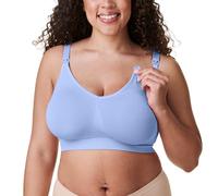 Bravado Designs Still-BHs zum Stillen, nahtlose nahtlose BHs für Frauen, volle Abdeckung, Schwangerschafts-BH, Hortensienblau - nachhaltiger Stoff, S
