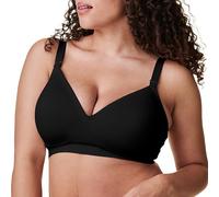 Bravado! Designs Sustainable Maternity & Nursing Bra for Breastfeeding Plunge Wireless Seamless V-Neckline Bra B to G Cups