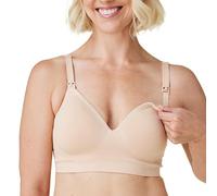 Bravado! Designs Sustainable Maternity & Nursing Bra for Breastfeeding Plunge Wireless Seamless V-Neckline Bra B to G Cups