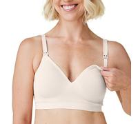Bravado! Designs Sustainable Maternity & Nursing Bra for Breastfeeding Plunge Wireless Seamless V-Neckline Bra B to G Cups