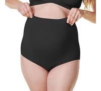 Bravado Designs Umstands-Höschen für Damen, hohe Taille, nahtlose Schwangerschaftsunterwäsche, Schwarz , 46