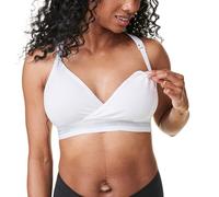 BRAVADO! DESIGNS Women’s Original Maternity & Nursing Sleep Bra, White, Large