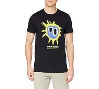 Bravado Herren T-Shirt Screamadelica, Gr. Large (Herstellergröße: Large), Schwarz