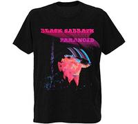 Bravado Sabbath Herren T-Shirt Paranoid Motion Trails, Schwarz, schwarz, Klein