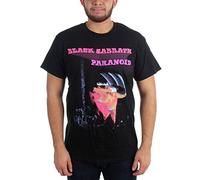 Bravado Sabbath Herren T-Shirt Paranoid Motion Trails, Schwarz, schwarz, Klein