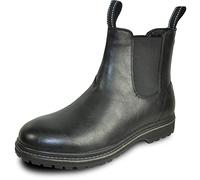 bravo! Wasserdichter Winterstiefel für Herren, Mark, Pelzstiefel, Doppelreißverschluss oder doppelter Gore oder Klettverschluss, Schwarz / Braun, Herrengröße 40 bis 47, Schwarz 2, 40 EU