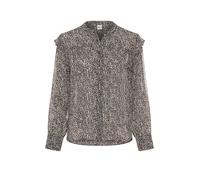 Klassische Bluse BRAX "Style VIOLET", Damen, Gr. 38, taupe, Web, 100% Viskose, Blusen Bluse (98835707-38) taupe