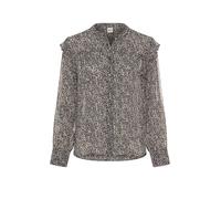 Klassische Bluse BRAX "Style VIOLET", Damen, Gr. 42, taupe, Web, 100% Viskose, Blusen Bluse (98835707-42) taupe