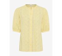 BRAX Bluse Style VEA Allover-Stickerei Damen Gelb Gr. 42