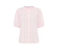 Brax Kurzarmbluse Damen Style VEA Allover-Stickerei 100% Baumwolle Rundhals Hellrosa Gr. 48