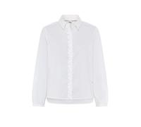 Brax Damen Hemd Style VIC FRILL white, weiß, Gr. 34