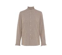 Klassische Bluse BRAX "Style VICTORIA", Damen, Gr. 36, beige (hellbeige), Web, 100% Baumwolle, Blusen Bluse (97257427-36) hellbeige