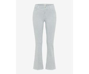 BRAX - Bootcut-Hose in 7/8-Länge mit Streifenmuster blau - Gr. - 46