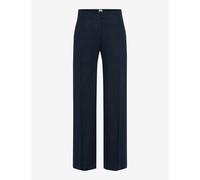 Culotte BRAX "Style MAINE S", Damen, Gr. 46, Normalgrößen, navy, Web, 100% Leinen, Hosen Culotte (83726837-46) navy