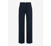 Culotte BRAX "Style MAINE S", Damen, Gr. 46, Normalgrößen, navy, Web, 100% Leinen, Hosen Culotte (83726837-46) navy