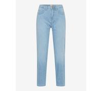 5-Pocket-Jeans BRAX "Style MARY S", Damen, Gr. 46, Normalgrößen, blau (hellblau), 75% Baumwolle, 17% Polyester, 5% Elastomultiester, 3% Elasthan, Jeans (51745810-46) hellblau