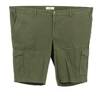 BRAX, Brazil, Herren Kurze Jeans Shorts Bermudas Popeline Ohne Stretch Grün Meliert D 34 W 54