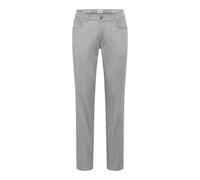 Brax Hose mit Strukturmuster Modell 'Cadiz' in Silber, Größe 34/36