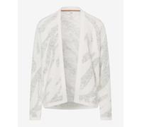 BRAX - Cardigan - Anique grau/weiß - Gr. - 36