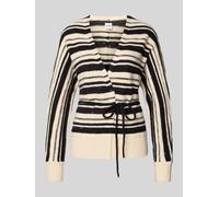 Brax Damen Strickjacke Style ANIQUE canvas, cremeweiß, Gr. 42