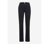 5-Pocket-Hose BRAX "Style CAROLA", Damen, Gr. 36K (18), Kurzgrößen, blau (navy), 40% Lyocell, 28% Modal, 17% Baumwolle, 12% Elastomultiester, 3% Elasthan, Hosen (86809307-18) navy