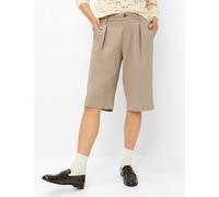 Brax Damen Bermuda Style MILLA B WARM GREIGE, hellbraun, Gr. 32