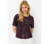 Brax Damen Bluse Style CELINA S blackberry violet, dunkles lila, Gr. 40