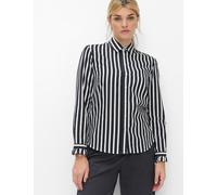 Klassische Bluse BRAX "Style VICTORIA", Damen, Gr. 38, schwarz, Web, 88% Viskose, 12% Polyamid, Blusen Bluse (14065667-38) schwarz