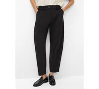 Brax Damen Bundfaltenhose Style MEGAN S BLACK, schwarz, Gr. 34L