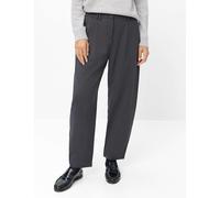 Brax Damen Bundfaltenhose Style MEGAN S SMOKE GREY, dunkelgrau, Gr. 44