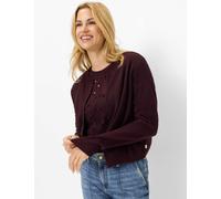 Brax Damen Cardigan Style ANN blackberry violet, dunkles lila, Gr. 44
