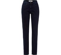 BRAX Damen Carola Simply Brilliant Five Pocket Feminine Fit klassisch Bootcut Jeans, per pack Blau (CLEAN DARK BLUE 22), 36 (Herstellergröße: 36L)