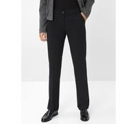 Jogginghose BRAX "Style MARON", Damen, Gr. 44, Normalgrößen, schwarz, Web, 53% Polyester, 43% Schurwolle, 4% Elasthan, Hosen (61260024-44) schwarz