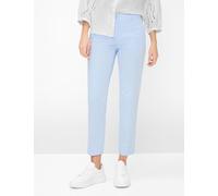 3/4-Hose BRAX "Style MARON S", Damen, Gr. 42K (21), Kurzgrößen, blau, 78% Baumwolle, 19% Lyocell, 3% Elasthan, Hosen (39699554-21) blau