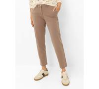 Brax Damen Chino Style MARON S WARM GREIGE, hellbraun, Gr. 42