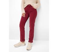 Brax Damen Cordhose Style CAROLA MULBERRY, dunkelrot, Gr. 48