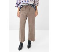 5-Pocket-Hose BRAX "Style MAINE S", Damen, Gr. 38K (19), Kurzgrößen, grau (taupe), 90% Polyester, 10% Elasthan, Hosen (88057402-19) taupe