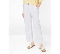 Brax Damen Culotte Style MAINE S WHITE, denim weiß, Gr. 34