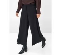 Jogginghose BRAX "Style MELLI S", Damen, Gr. 36, Normalgrößen, schwarz, 53% Polyester, 43% Schurwolle, 4% Elasthan, Hosen (90809245-36) schwarz